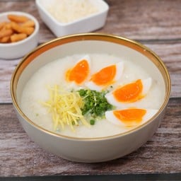 โจ๊กเปล่า ไข่ยางมะตูม