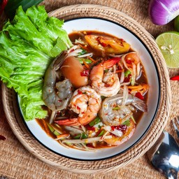 ตำกุ้งทูโทน