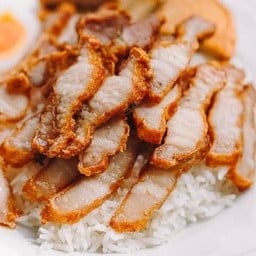 ข้าวหมูทอด
