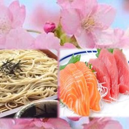 Soba-Cool-300g+Salmon-Sashimi-3P+Tuna-Sashimi-3P