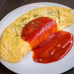 (622) ข้าวผัดอเมริกันห่อไข่ Tomato Rice Omelet