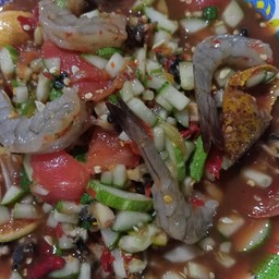 ตำแตงกุ้งสด