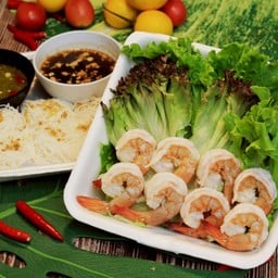 ชุดเมี่ยงกุ้งลวก