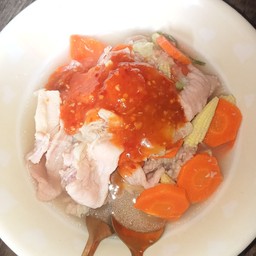 สุกี้หมู+ผัดมาม่าหมู