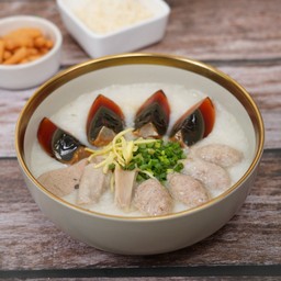 โจ๊กธรรมดา ไข่เยี่ยวม้า