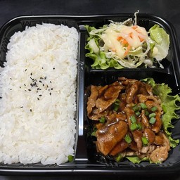 ข้าวหน้า หมูสไลด์ย่างซอสเทอริยากิ