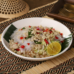 ยำวุ้นเส้นหมูสับ - Spicy Glass Noodle Salad with Minced Pork