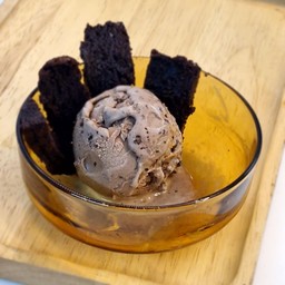 ไอติมช็อกโกแลต+บราวนี่