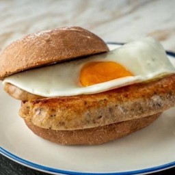 Cumberland Sausage & Egg Bap