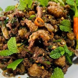 ก้อยคั่ว (สุก)