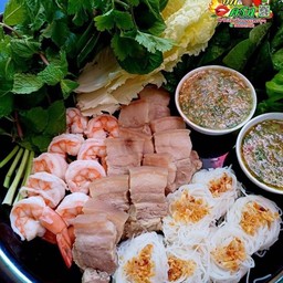 เมี่ยงกุ้งหมูสามชั้น