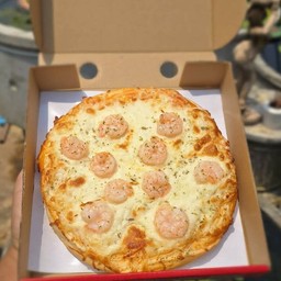 พิซซ่าหน้ากุ้งชีสเล็ก