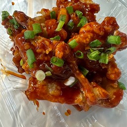 หนังไก่ซอสเกาหลี