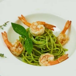 Linguine Prawn Pesto Sauce