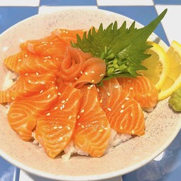(615) ข้าวหน้าแซลมอน Salmon Don