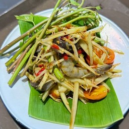 ตำกุ้งสด