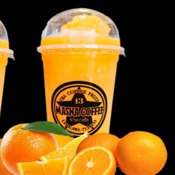 น้ำส้มคั้นสดปั่น