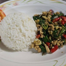 ข้าวกะเพราหมูสับ