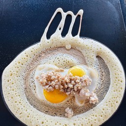 ไข่ดาวหมูสับ