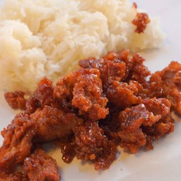 ข้าวเหนียว ไก่เผ็ดซุปเปอร์