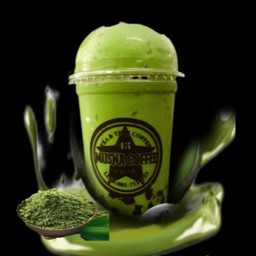 มัทฉะลาเต้(สูตรเข้มข้น) ปั่น