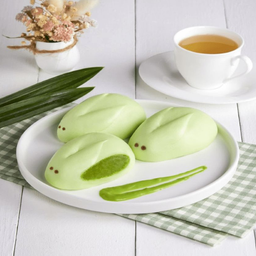 ซาลาเปาแรบบิทครีม สังขยาใบเตย (2ชิ้น)