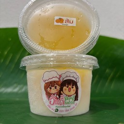 ส้ม โยเกิร์ต แก้วเล็ก