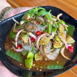 ยำมะนาวกุ้งสด