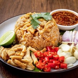 ข้าวผัดขยำกากหมู