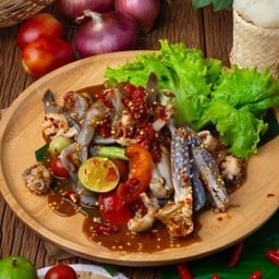 นัวเหลาปูม้ากุ้งสด