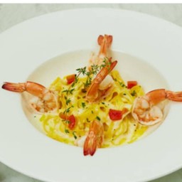 Fresh Homemade Fettuccine Prawn Vodka Cream Sauce