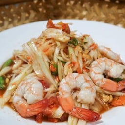 ตำไทยกุ้งสุก