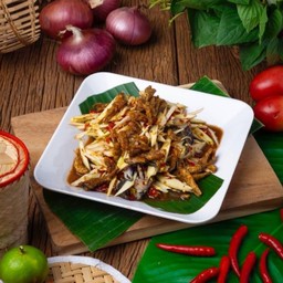 ตำมะม่วง(ไทย/ปู/ปูปลาร้า)