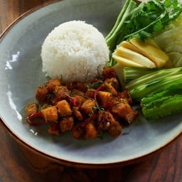 ข้าวกับคั่วกลิ้งแซลมอน