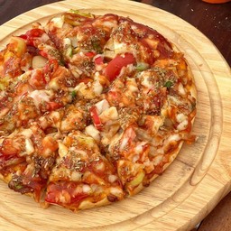 พิซซ่า ถาดกลาง ฮาวายเอวี้ยน เจ