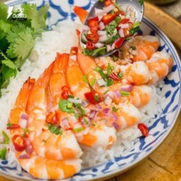 ข้าวกุ้งแกะ