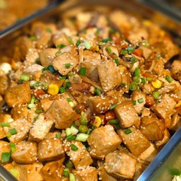 เต้าหู้ผัดซอสบาร์บีคิว