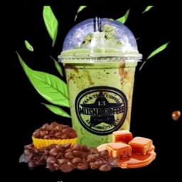 ชาเขียวคาราเมลช็อคชิพ ปั่น