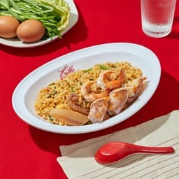 ข้าวผัดคลุกสุกี้ทะเล