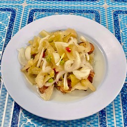 ยำเกี่ยมฉ่าย+กุนเชียง