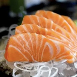 (337) แซลมอน ซาชิมิ Salmon Sashimi