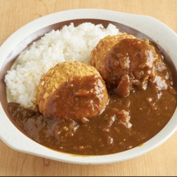 (613) ข้าวแกงกระหรี่และมันบดทอด Croquette Curry