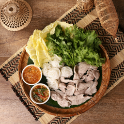 ชุดเมี่ยงหมูสไลด์ - Pork Sliced  Spicy Salad