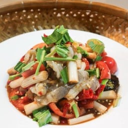 ตำไหลบัวกุ้งสด