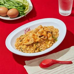 ข้าวผัดคลุกสุกี้ไก่
