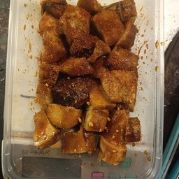 เห็ดย่างเกลือพริกไทยหม่าล่า