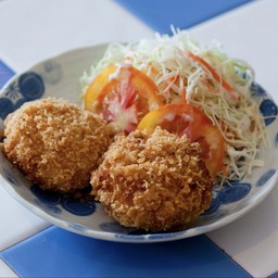 (118) ชุดมันฝรั่งบดทอด Croquettes Set