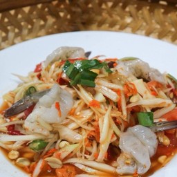 ตำไทยกุ้งสด