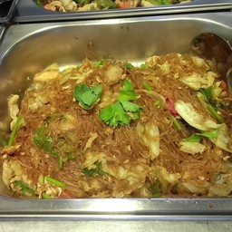 วุ้นเส้นผัดไข่