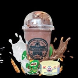 ไมโลนมหมี ไข่มุก ปั่น